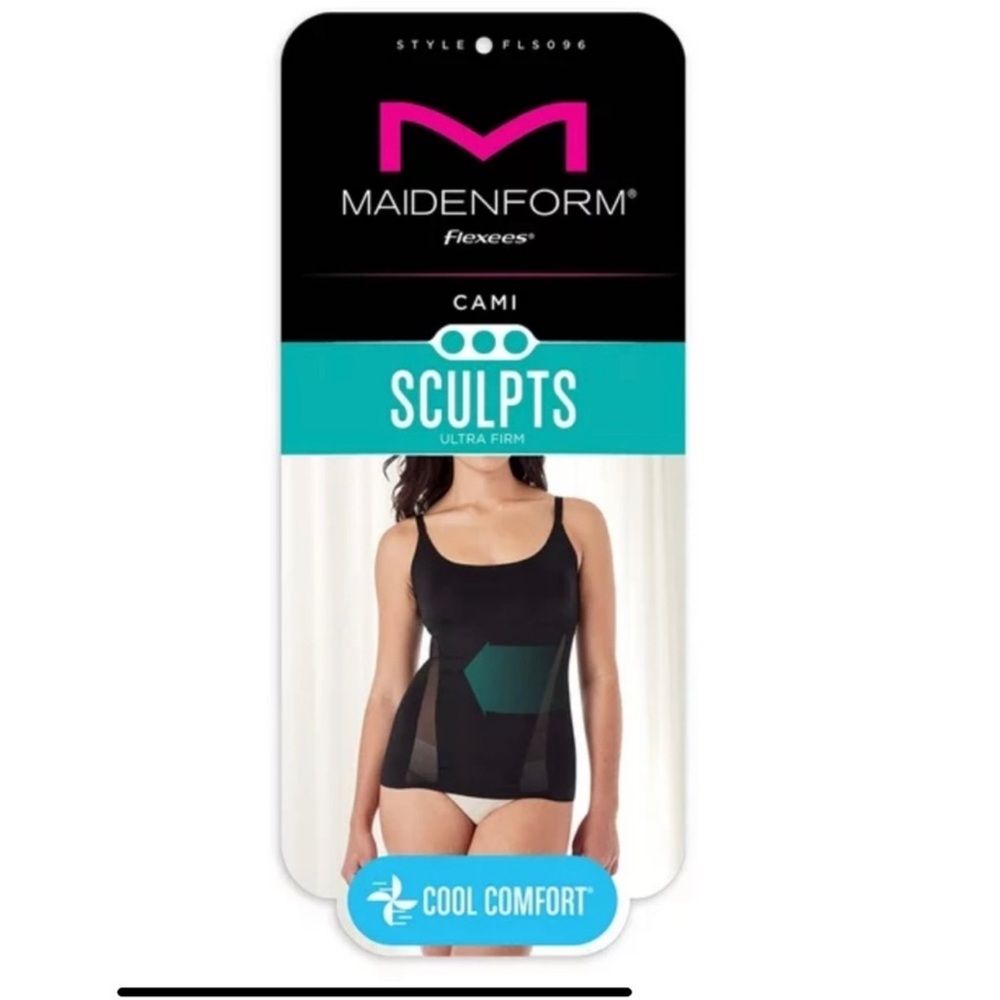 NWT • Maidenform • Women’s Shapewear • Sculpts • Ultra Firm Cami Flexees • Black - Picture 7 of 10